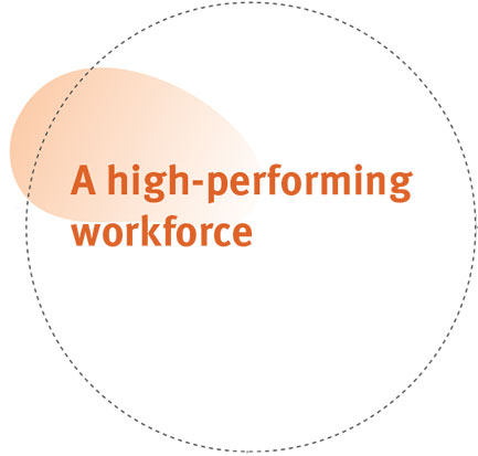 A high-perforing workforce